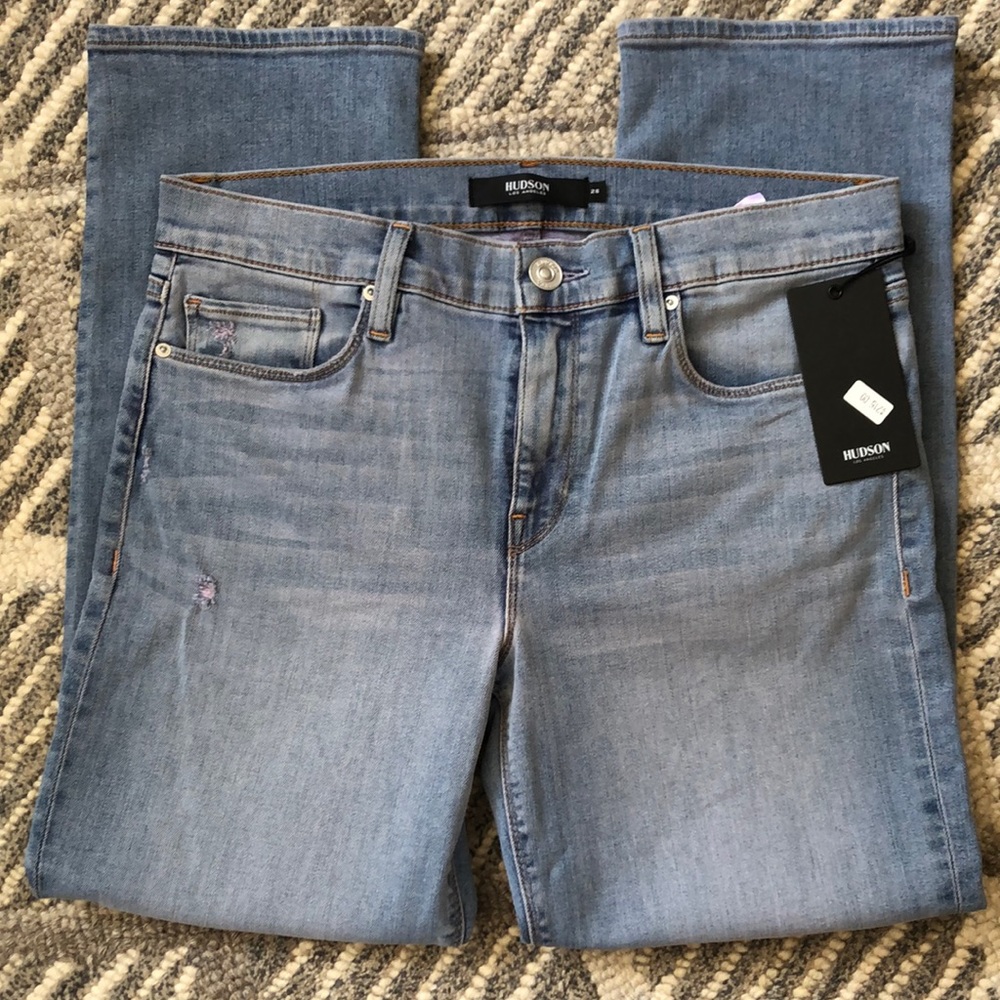 NWT❤️ Hudson Jeans Nico Straight ILCE Jeans SZ 28